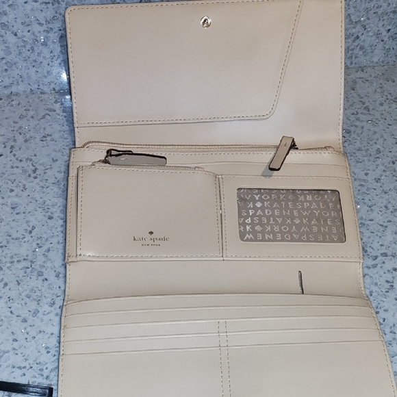 Kate Spade Periwinkle Embossed Wallet - Picture 6 of 11